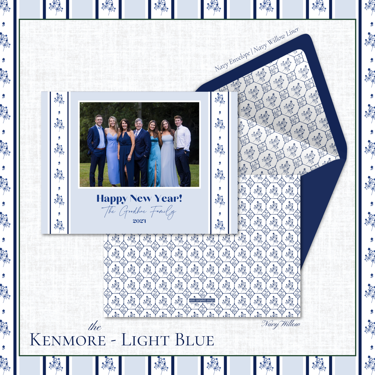Kenmore Holiday Card | Horizontal | Light Blue