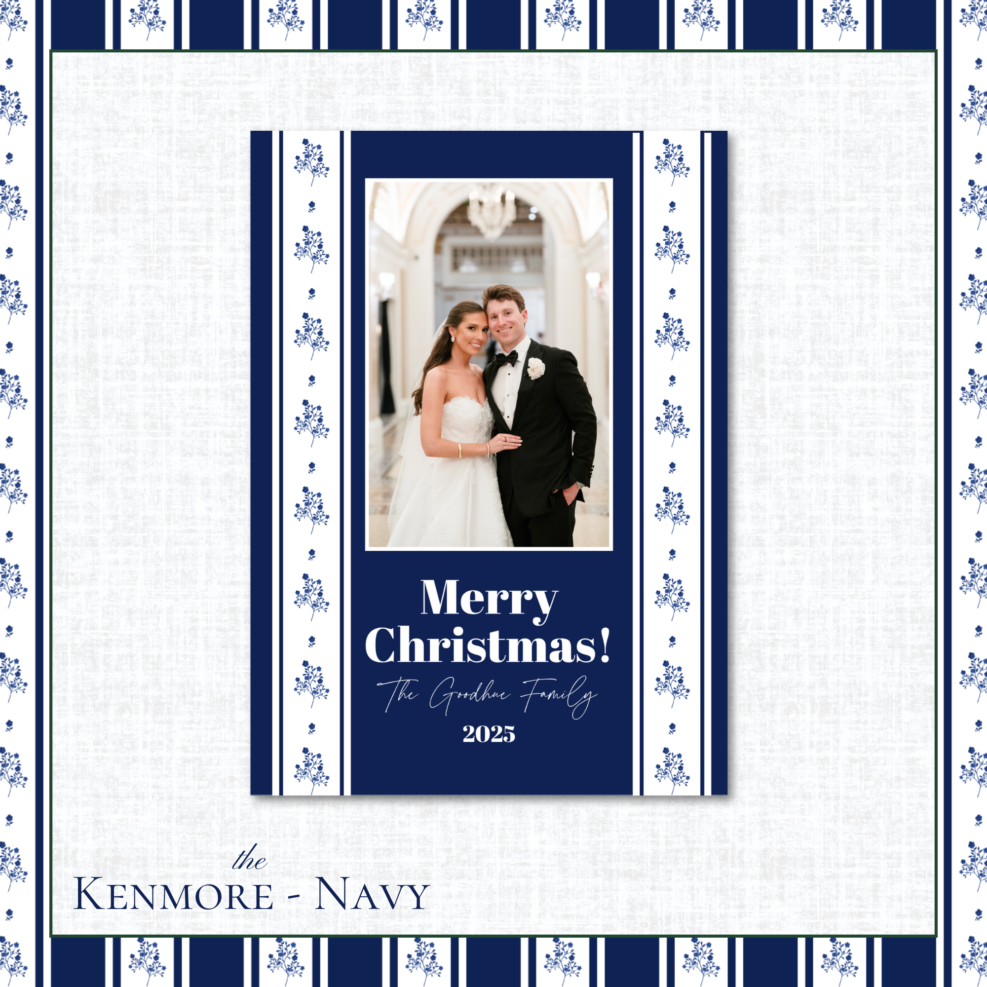 Kenmore Holiday Card | Vertical | Navy