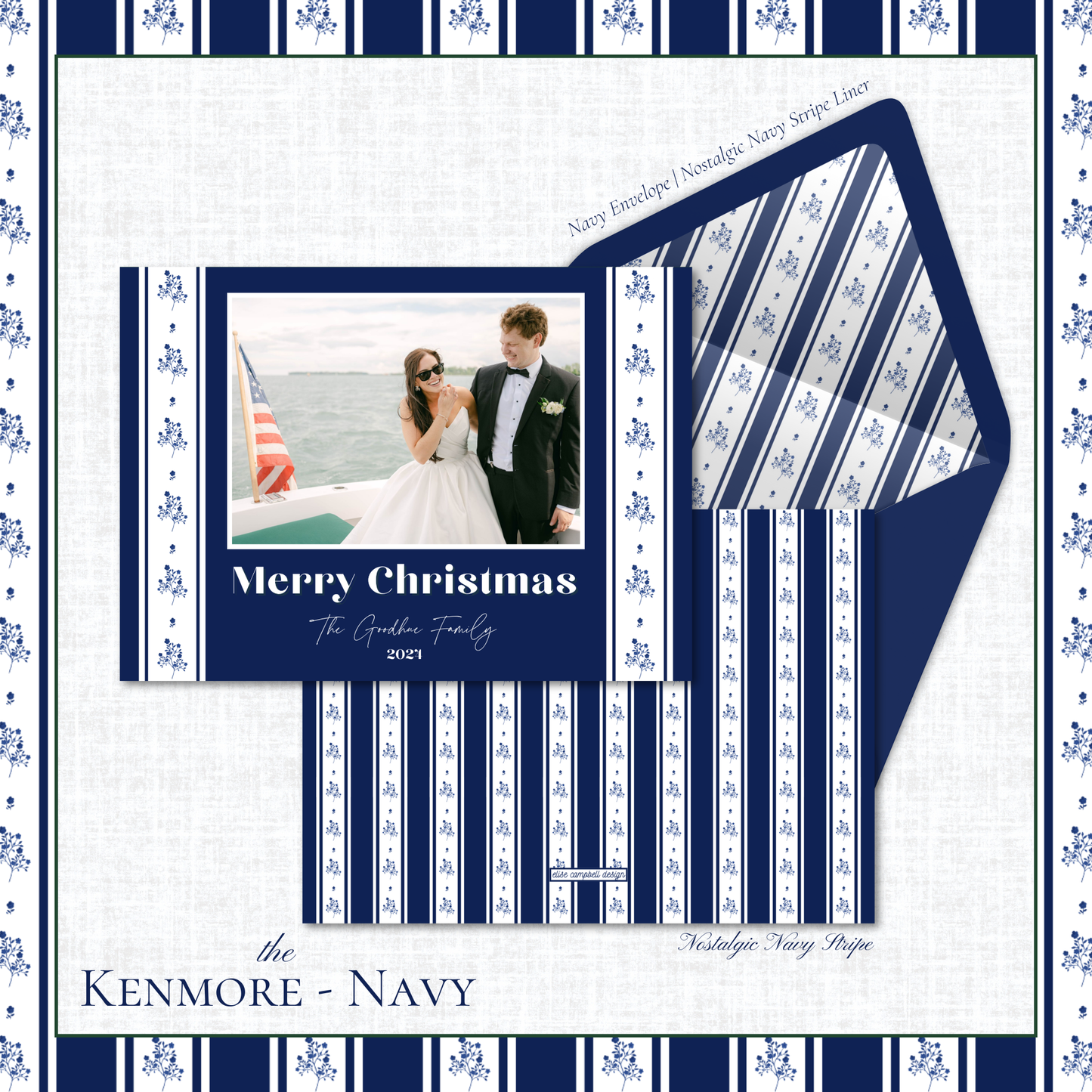 Kenmore Holiday Card | Horizontal | Navy