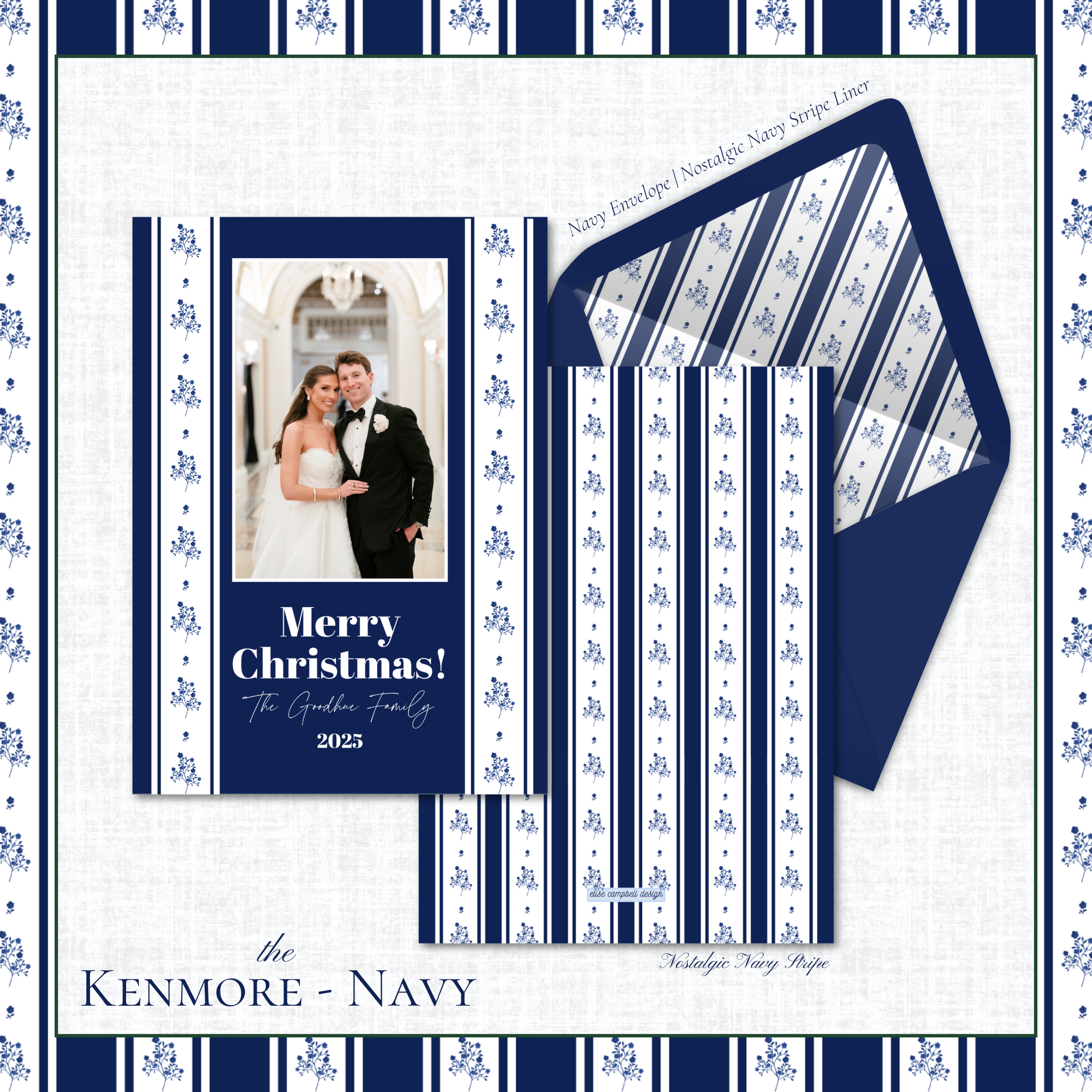 Kenmore Holiday Card | Vertical | Navy