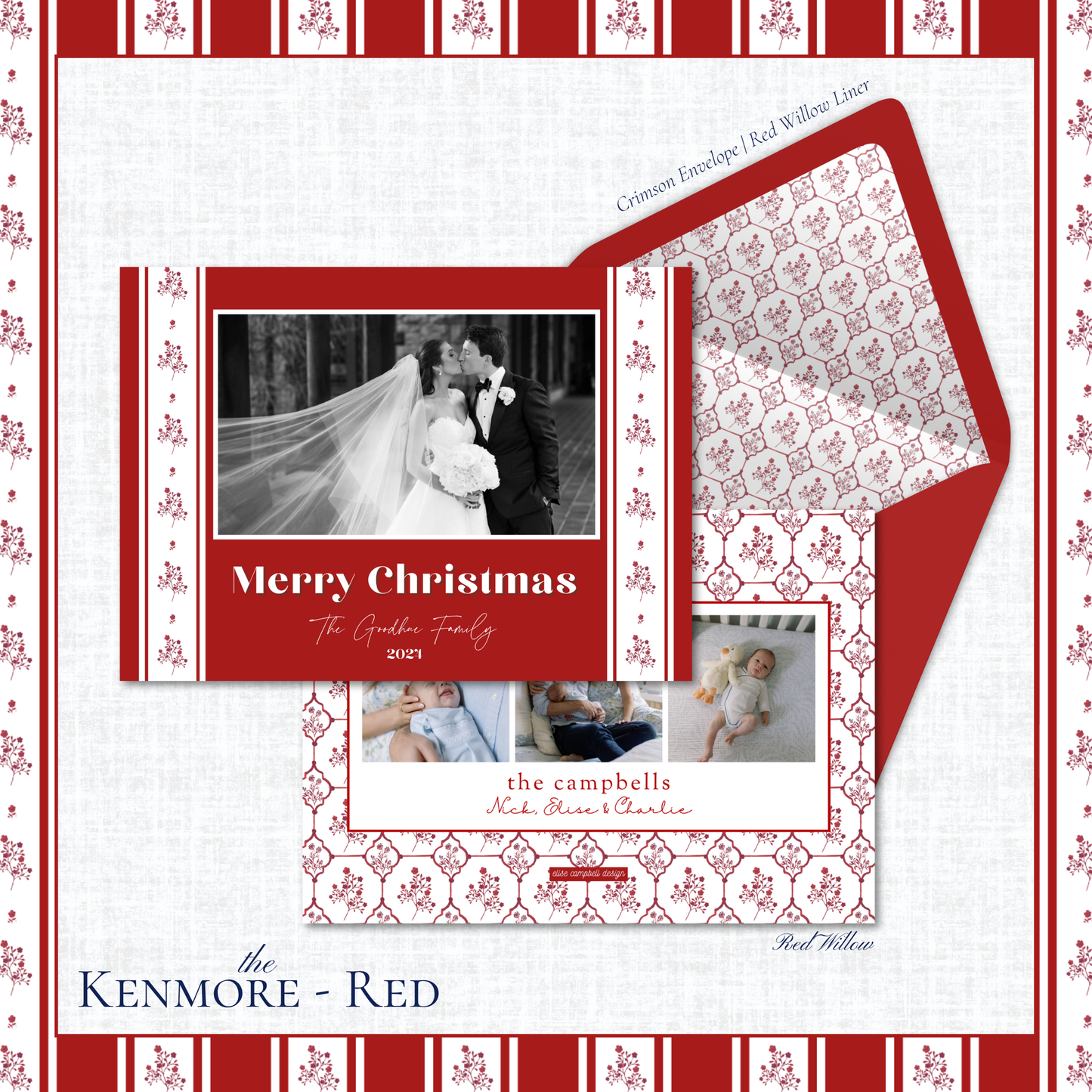 Kenmore Holiday Card | Horizontal | Red