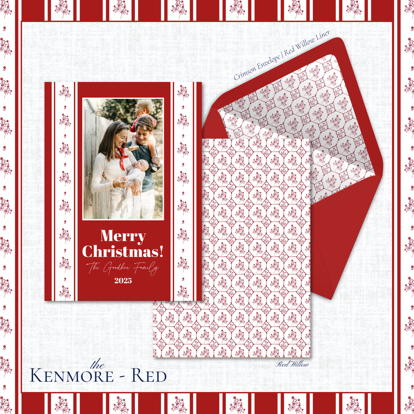 Kenmore Holiday Card | Vertical | Red