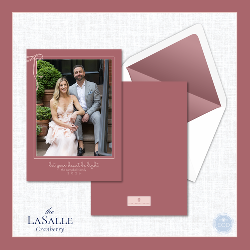 Load image 1 in gallery view. LaSalle Holiday Card  | Vertical