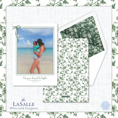 Load image 1 in gallery view. LaSalle Holiday Card  | Vertical