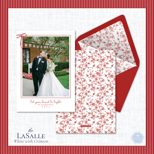 Load image 1 in gallery view. LaSalle Holiday Card  | Vertical