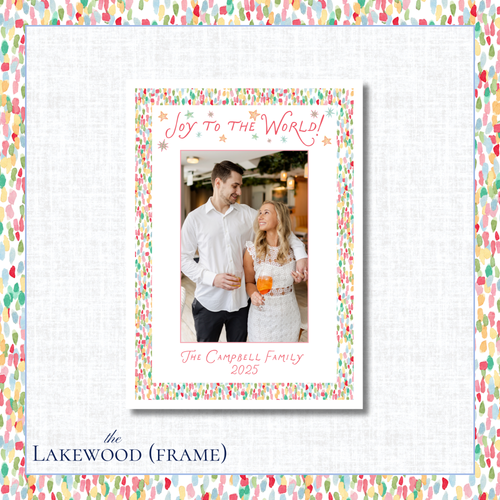 Load image 1 in gallery view. Lakewood Holiday Card | Vertical | Frame