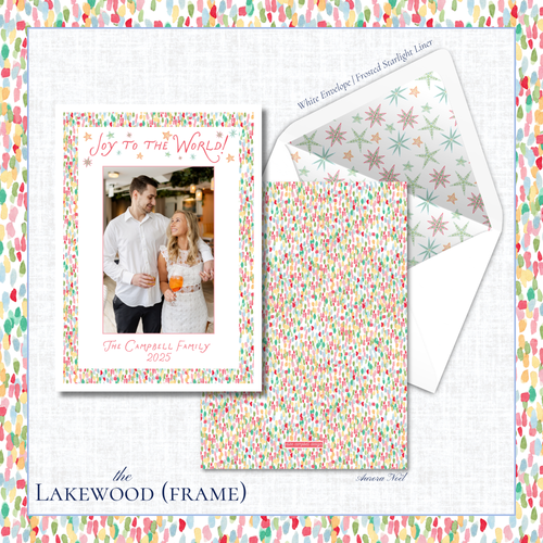 Load image 1 in gallery view. Lakewood Holiday Card | Vertical | Frame