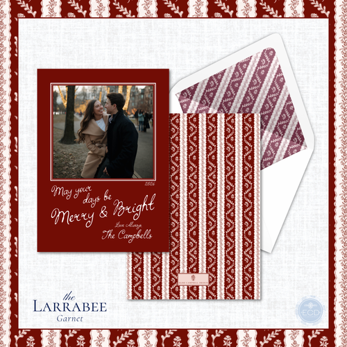 Load image 1 in gallery view. Larrabee Holiday Card  | Vertical