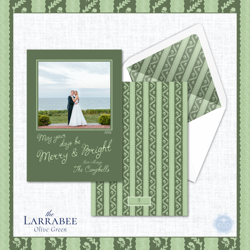 Load image 1 in gallery view. Larrabee Holiday Card  | Vertical