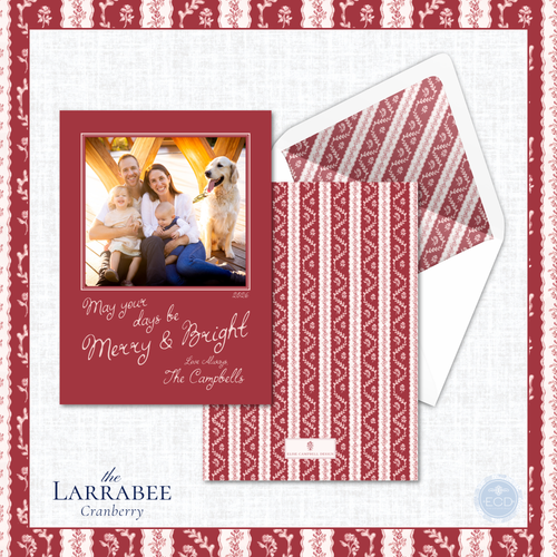 Load image 1 in gallery view. Larrabee Holiday Card  | Vertical