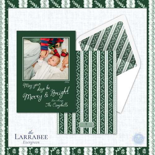 Load image 1 in gallery view. Larrabee Holiday Card  | Vertical