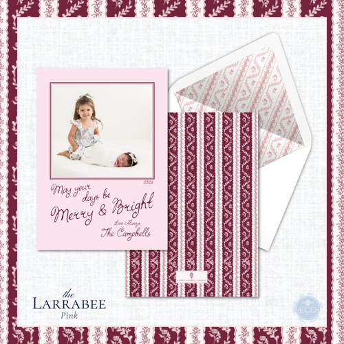 Load image 1 in gallery view. Larrabee Holiday Card  | Vertical