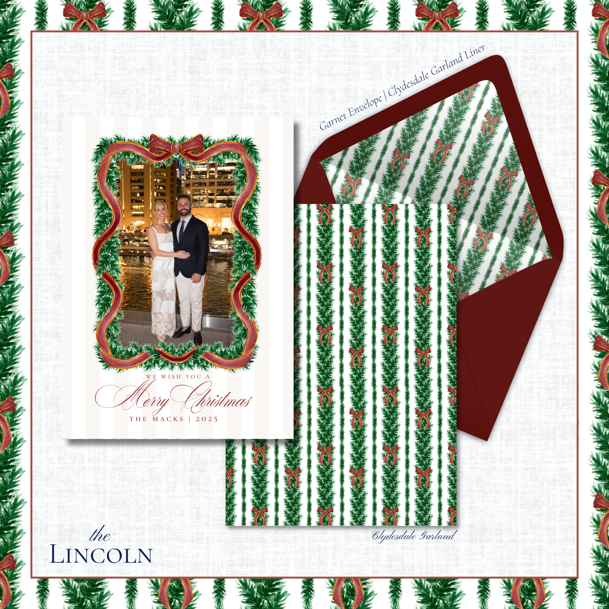 Lincoln Holiday Card | Vertical