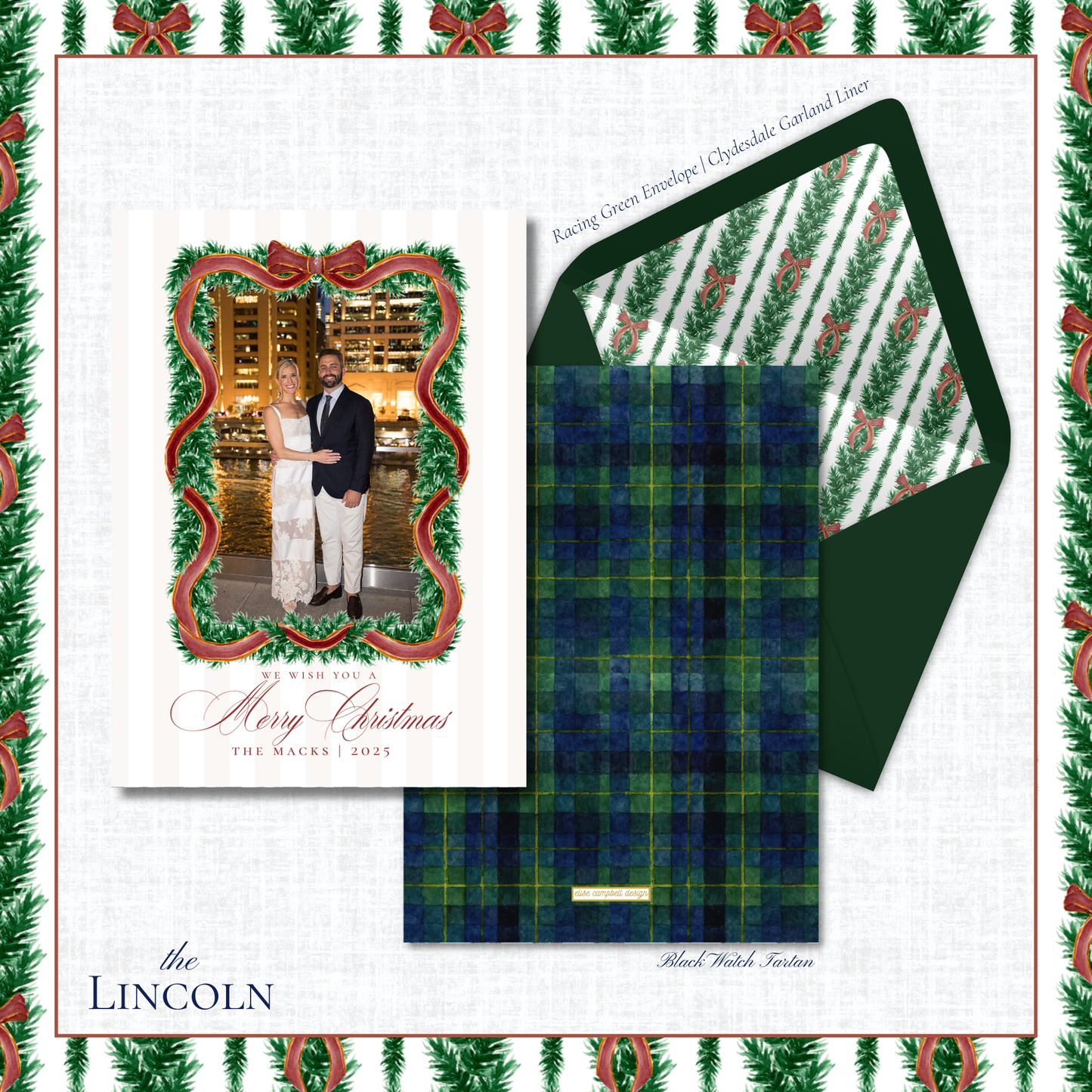 Lincoln Holiday Card | Vertical