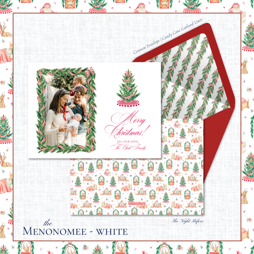 Load image 1 in gallery view. Menonomee Holiday Card | Horizontal | Tree