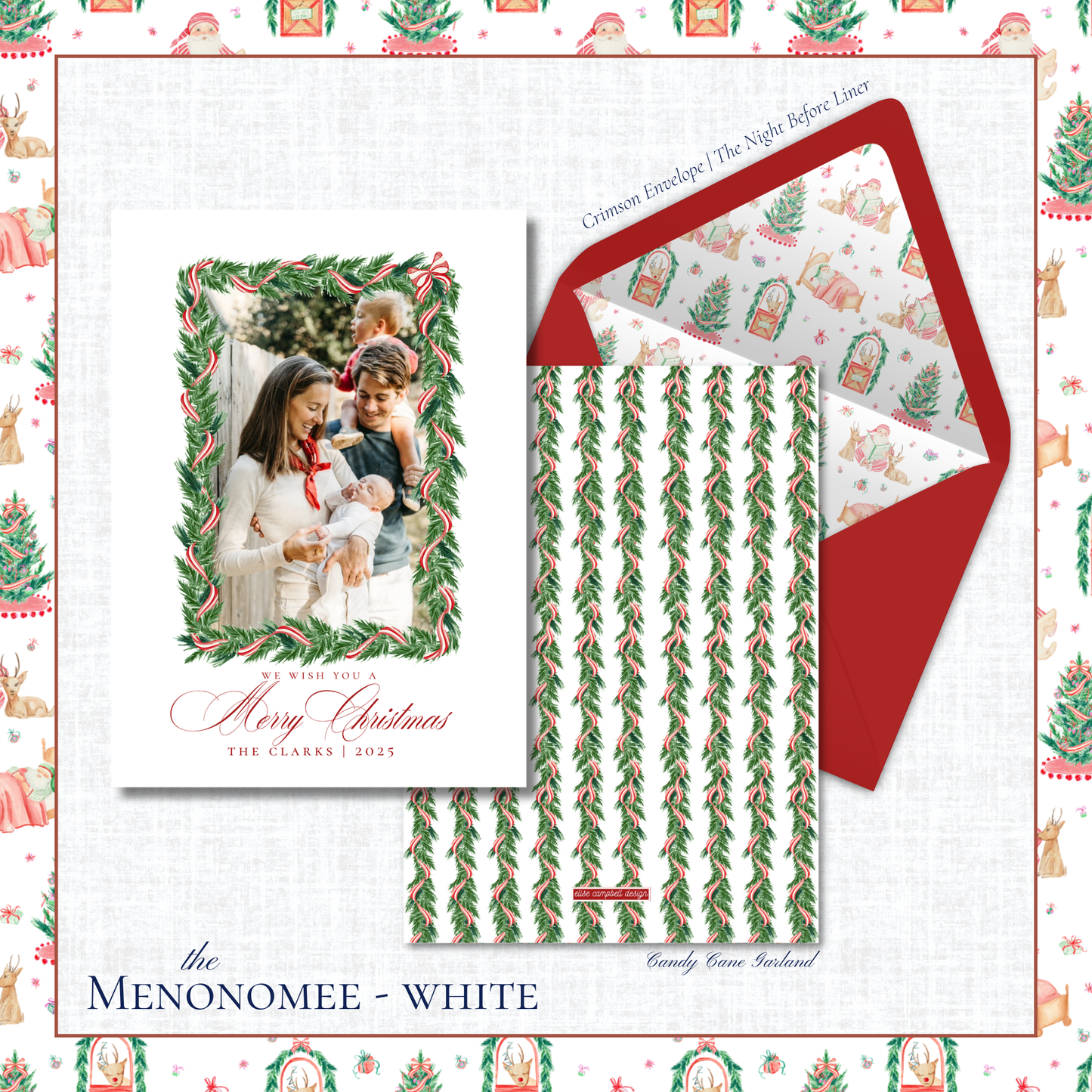 Menonomee Holiday Card | Vertical