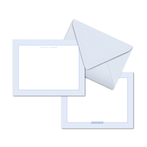 Load image 1 in gallery view. Cambridge Stripe Notecards