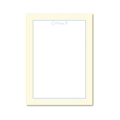 Load image 1 in gallery view. Newport Stripe | Custom 5x7 Notepad