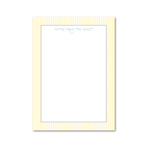 Load image 1 in gallery view. Newport Stripe | Custom 5x7 Notepad