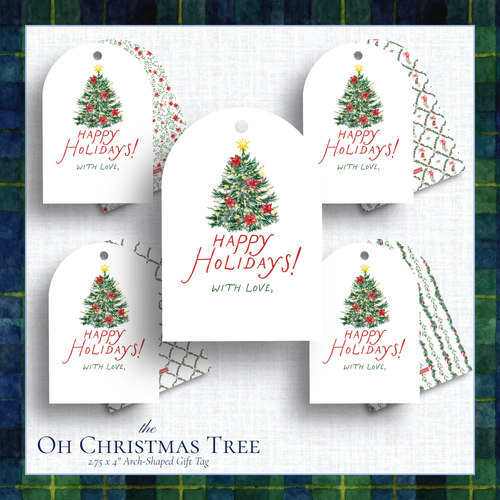Load image 1 in gallery view. Oh Christmas Tree Gift Tag
