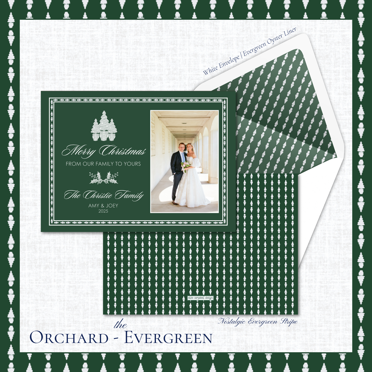 Orchard Holiday Card | Horizontal | Evergreen