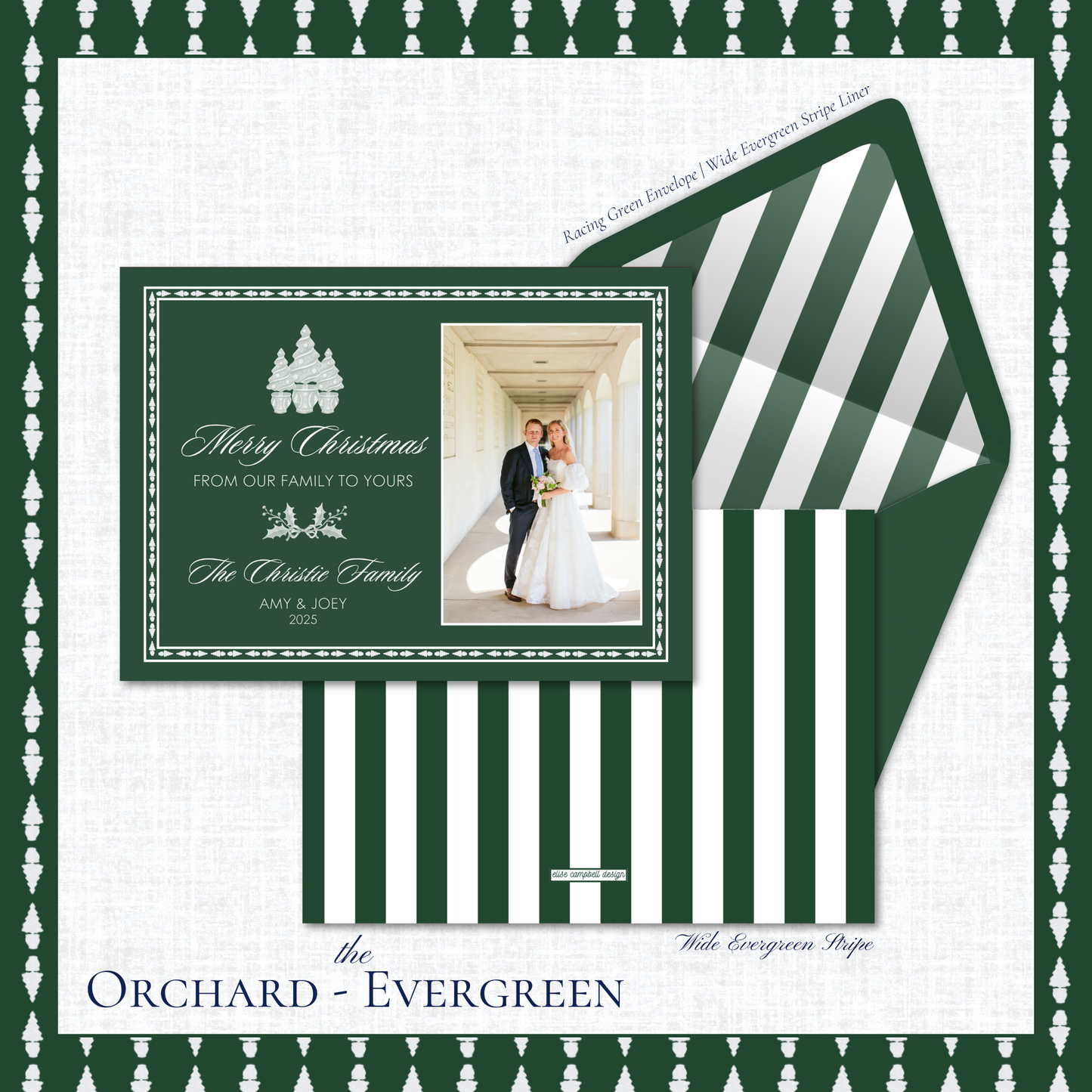 Orchard Holiday Card | Horizontal | Evergreen