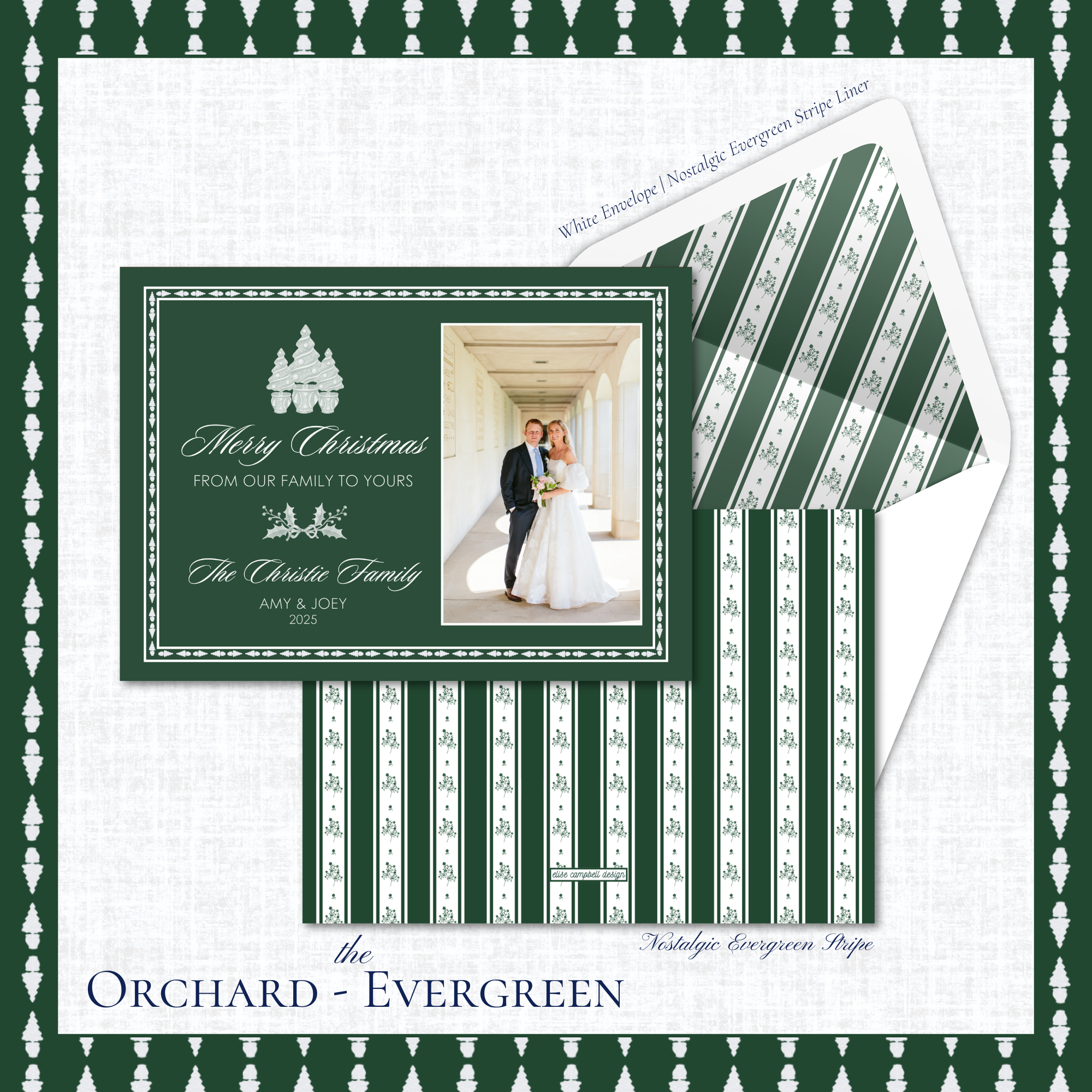 Orchard Holiday Card | Horizontal | Evergreen