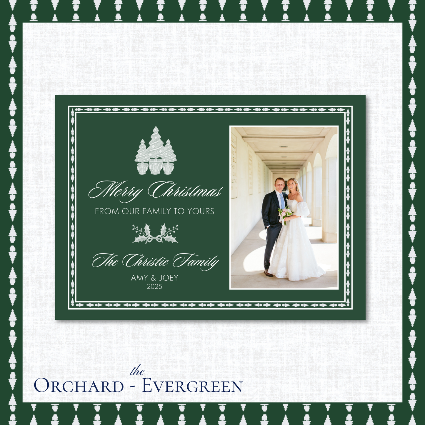 Orchard Holiday Card | Horizontal | Evergreen