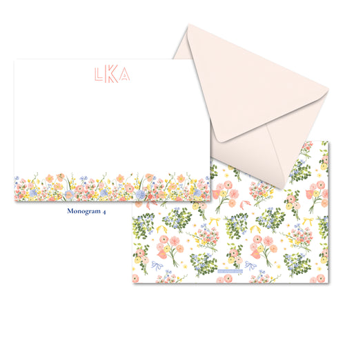 Load image 1 in gallery view. Parisian Bouquet Notecards