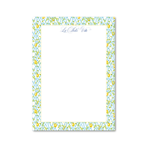 Load image 1 in gallery view. Positano Garden | Custom 5x7 Notepad