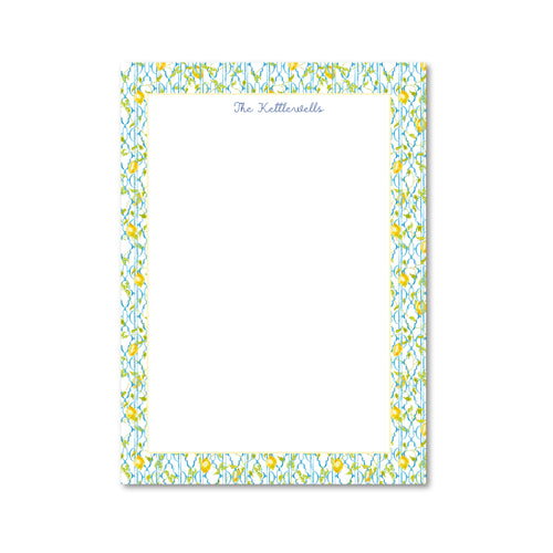 Load image 1 in gallery view. Positano Garden | Custom 5x7 Notepad