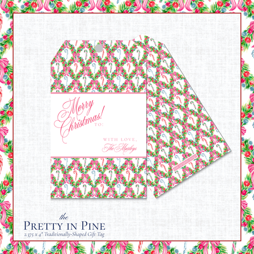 Load image 1 in gallery view. Pretty in Pine Gift Tag