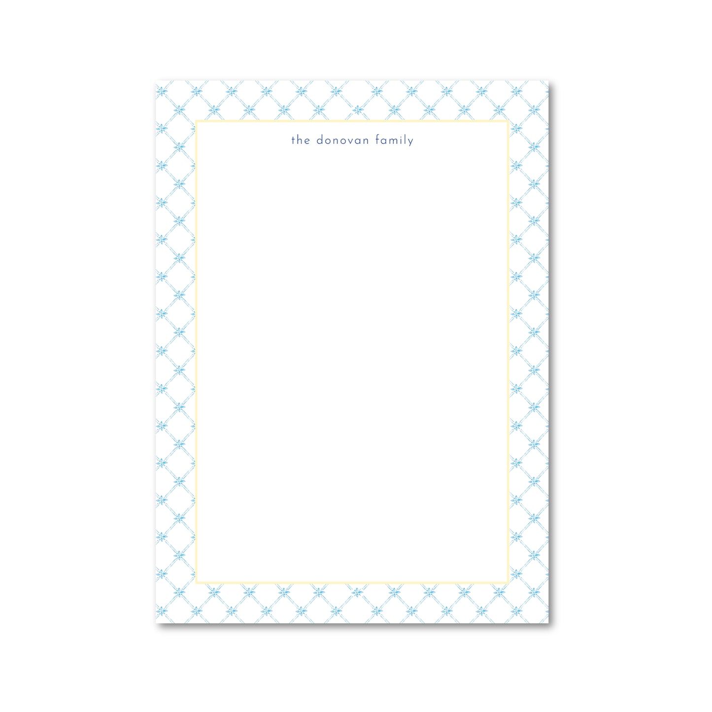 Ravello Trellis | Custom 5x7 Notepad