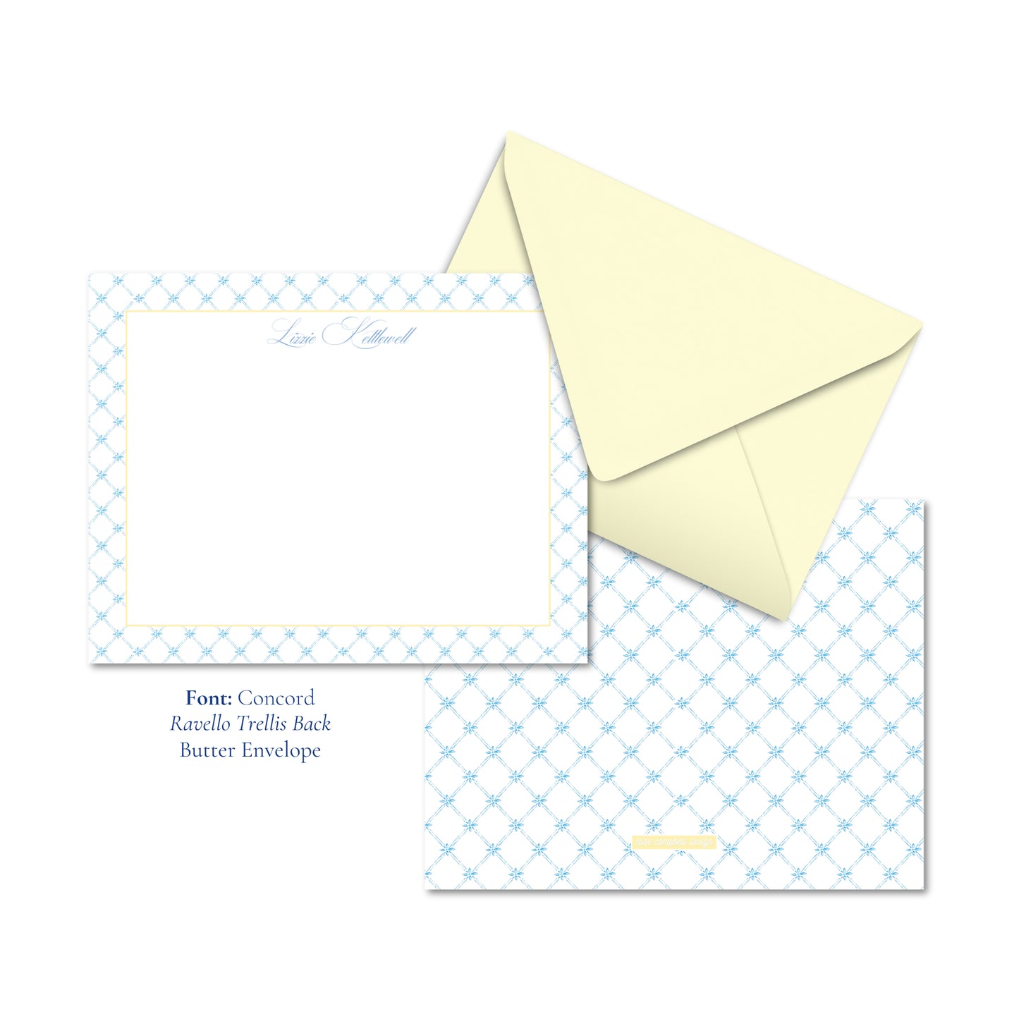 Ravello Trellis Notecards