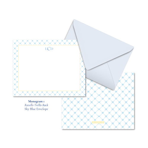 Load image 1 in gallery view. Ravello Trellis Notecards