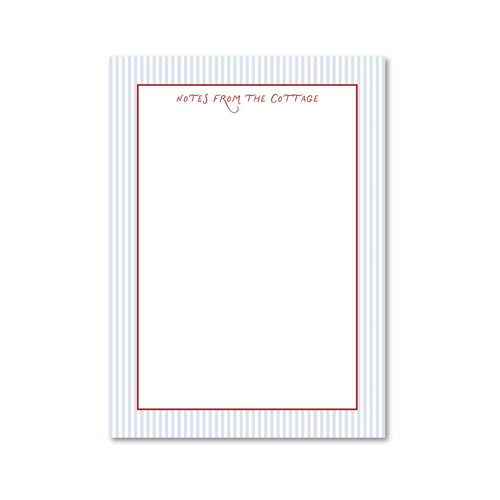 Load image 1 in gallery view. Sconset Stripes | Custom 5x7 Notepad