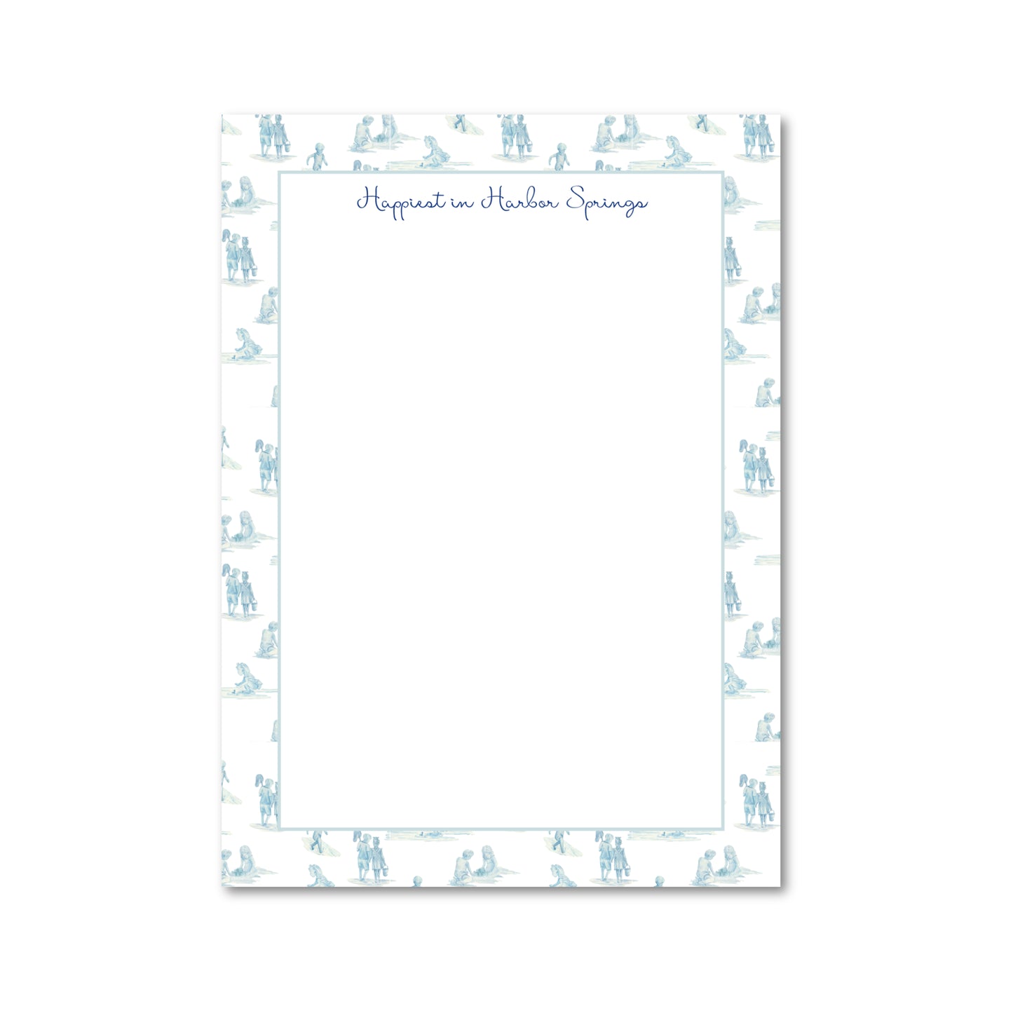 Seashore Sandcastles | Custom 5x7 Notepad
