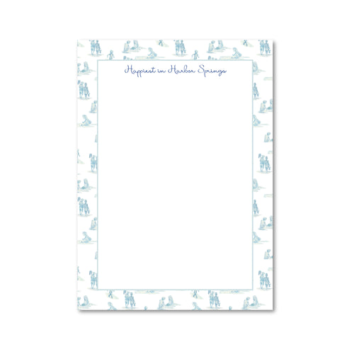 Load image 1 in gallery view. Seashore Sandcastles | Custom 5x7 Notepad