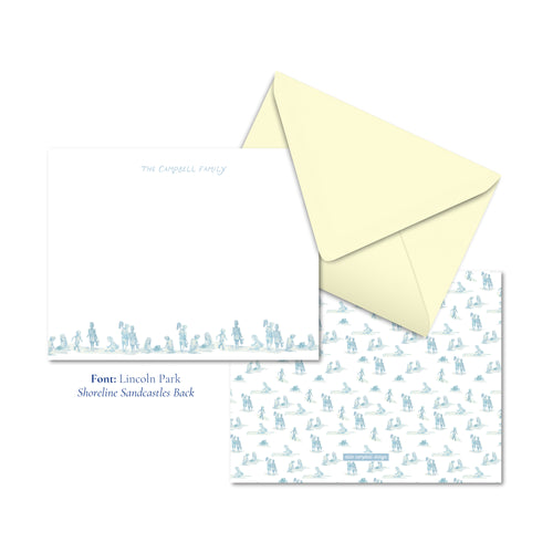 Load image 1 in gallery view. Seashore Sandcastles Notecards