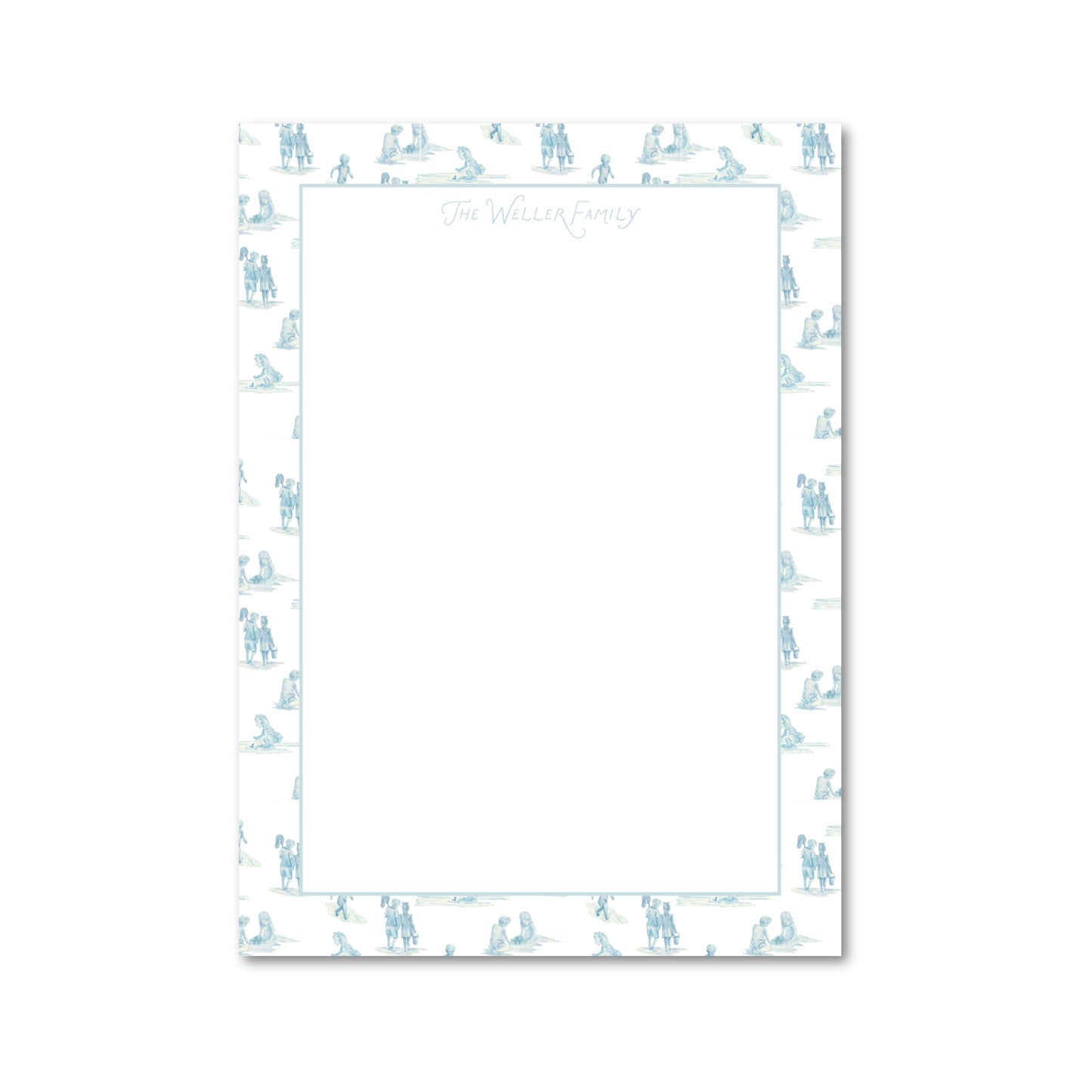 Seashore Sandcastles | Custom 5x7 Notepad