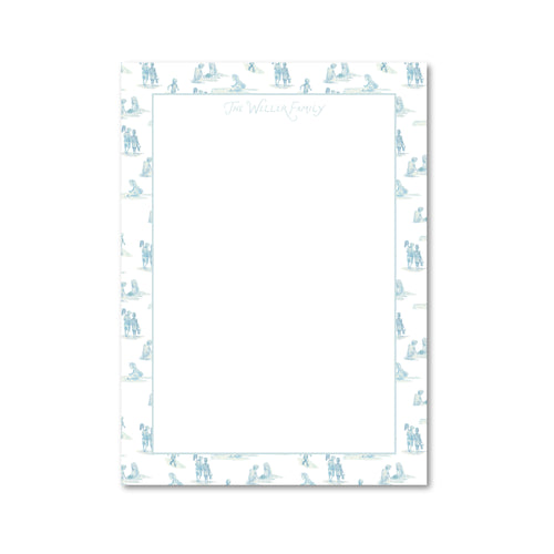 Load image 1 in gallery view. Seashore Sandcastles | Custom 5x7 Notepad