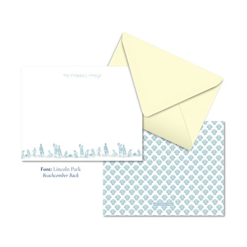 Load image 1 in gallery view. Seashore Sandcastles Notecards