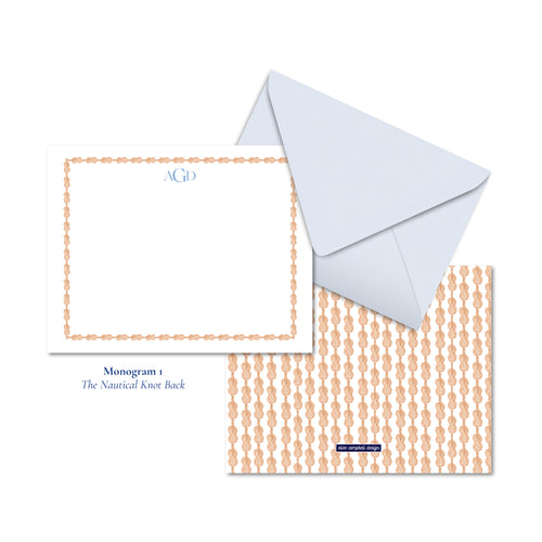 Load image 1 in gallery view. Nautical Knots Notecards
