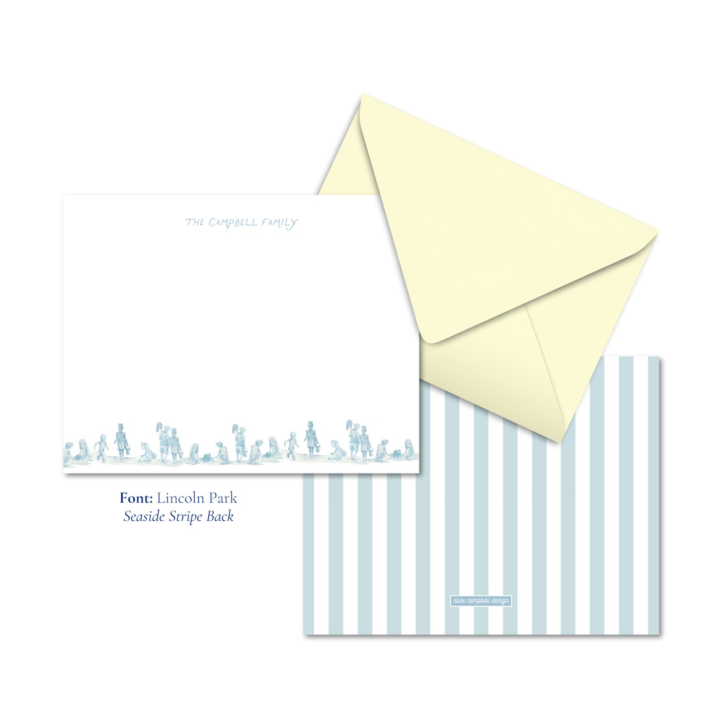 Seashore Sandcastles Notecards
