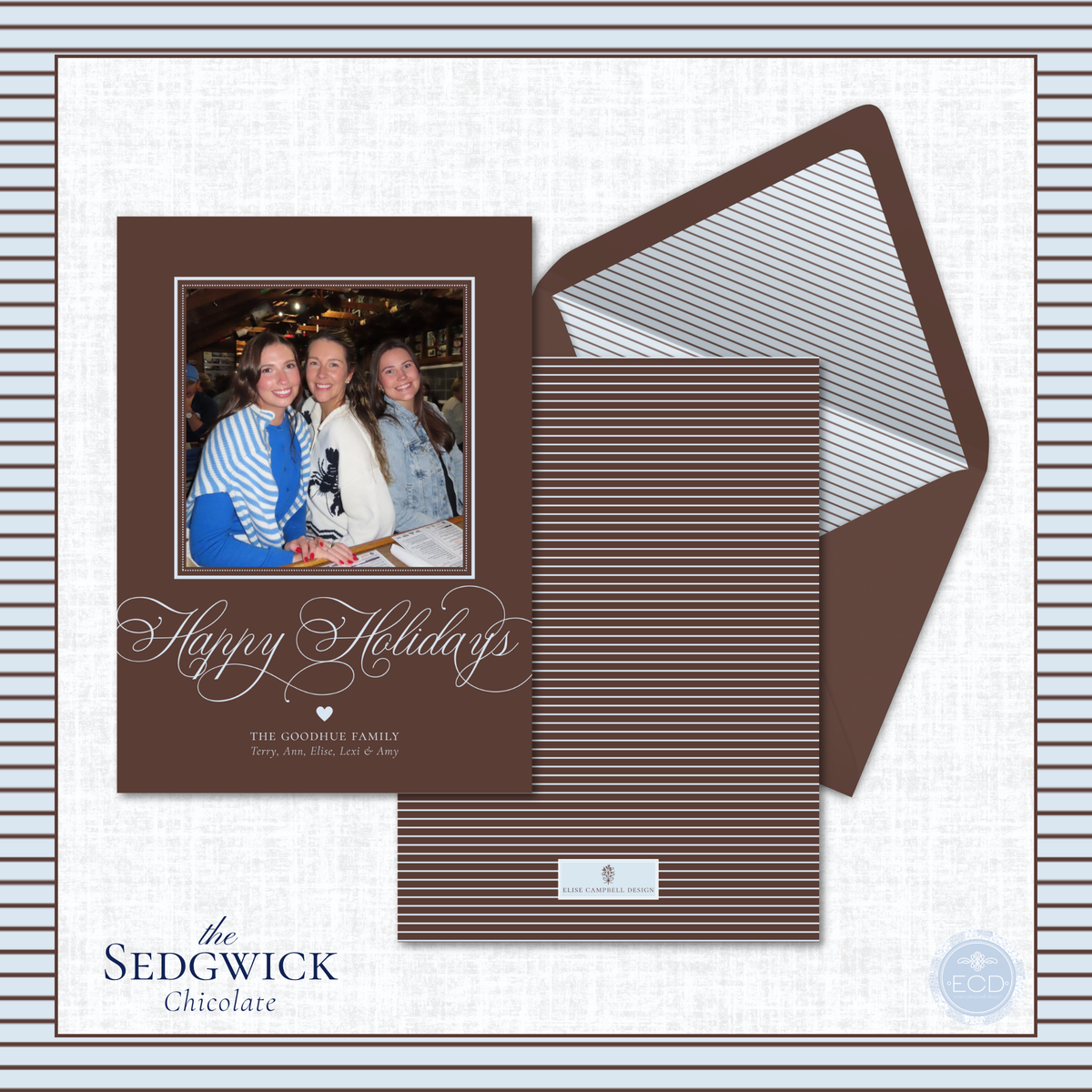 Sedgwick Holiday Card  | Vertical