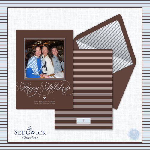 Load image 1 in gallery view. Sedgwick Holiday Card  | Vertical