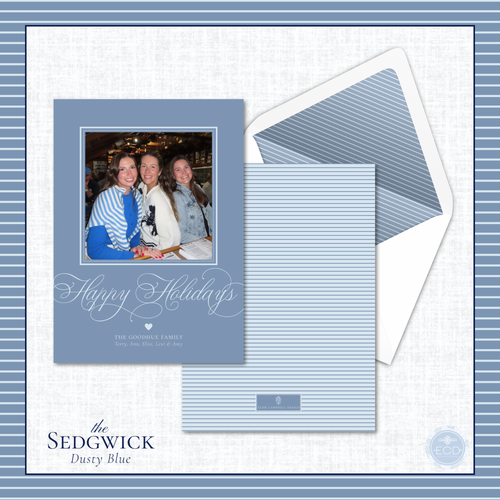 Load image 1 in gallery view. Sedgwick Holiday Card  | Vertical