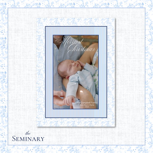Load image 1 in gallery view. Seminary Holiday Card | Vertical