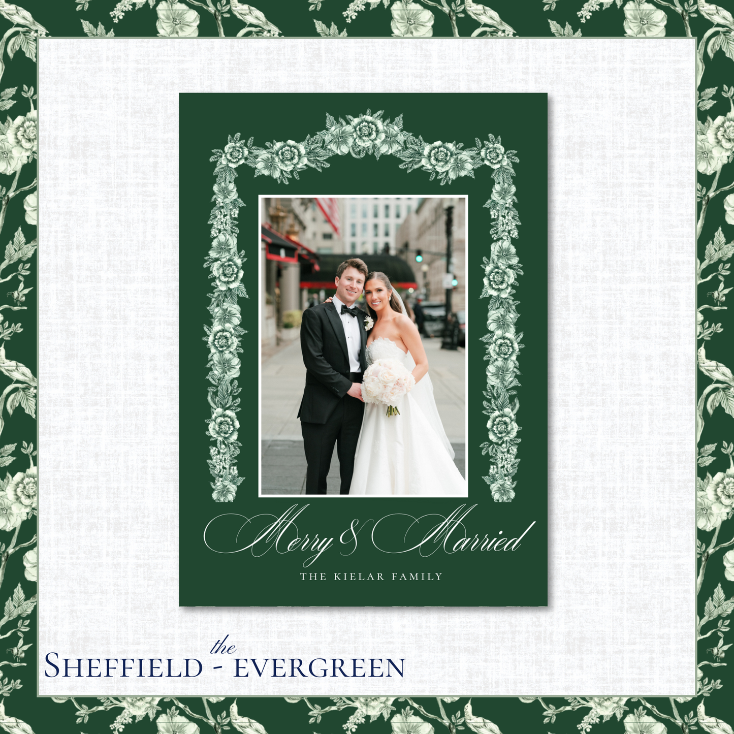 Sheffield Holiday Card | Vertical | Evergreen