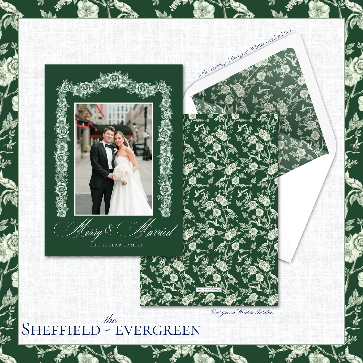 Sheffield Holiday Card | Vertical | Evergreen
